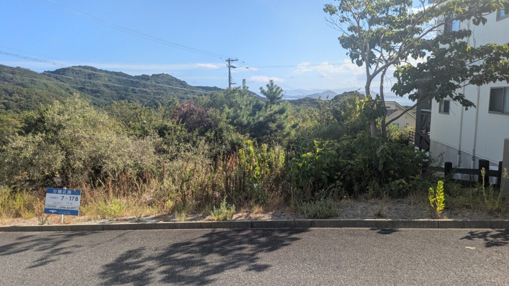 晴海ヶ丘　売土地　８５０万円